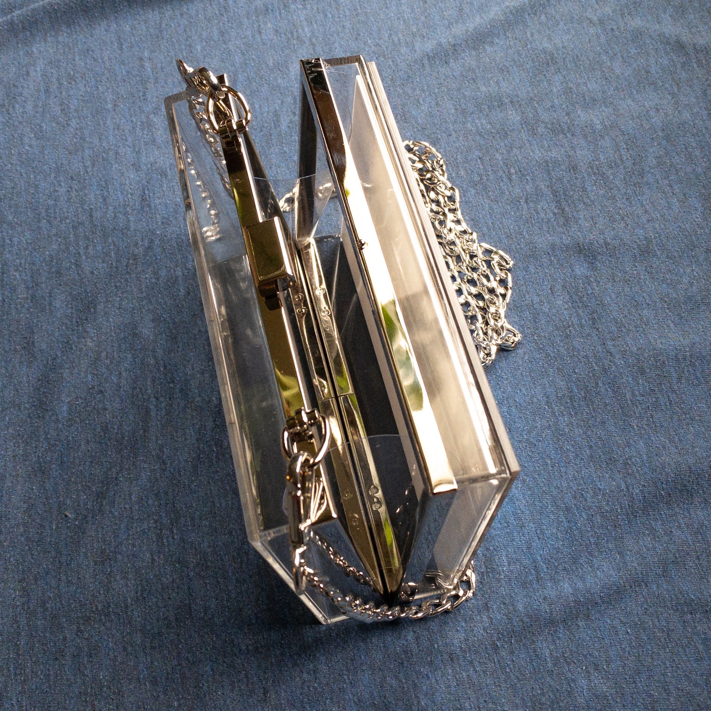 GRIT Clear Acrylic Purse