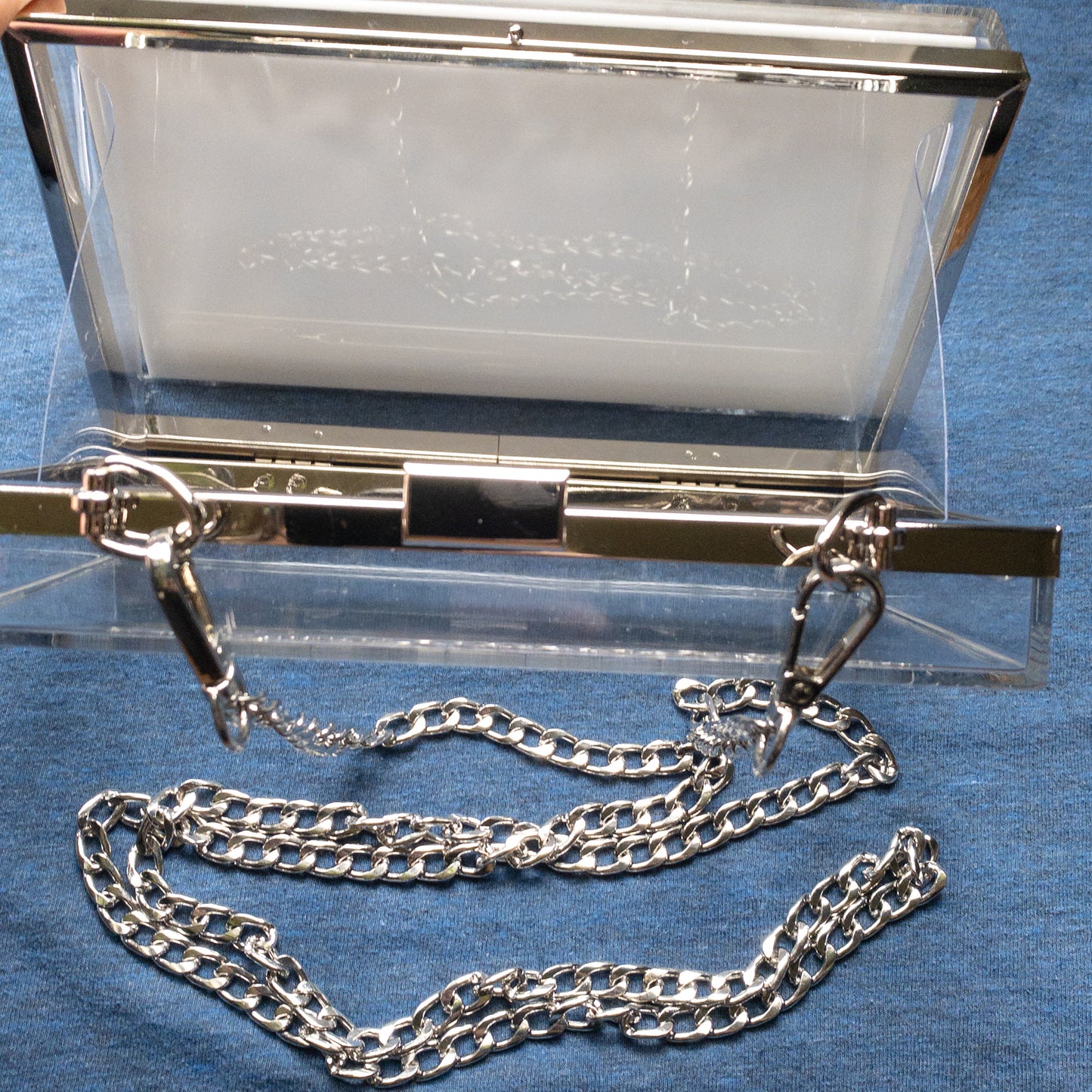 GRIT Clear Acrylic Purse