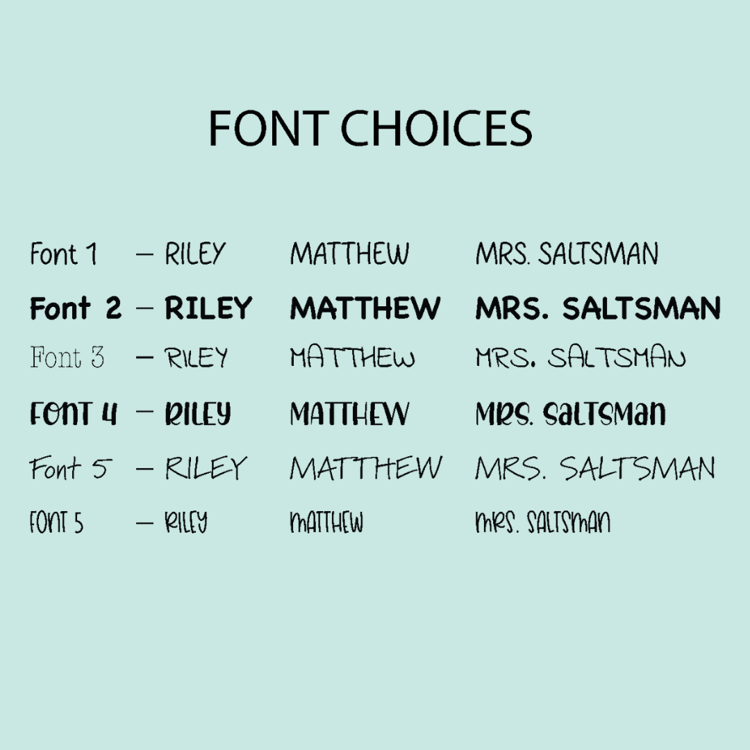 Personalized Pencils