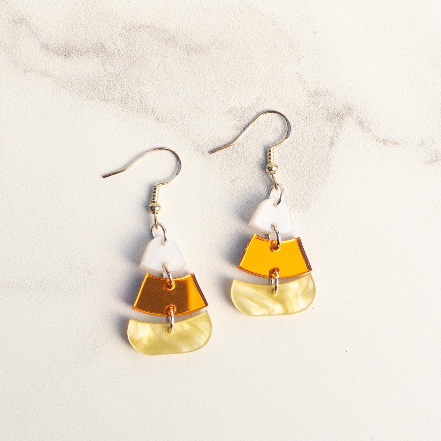 Candy Corn Earrings